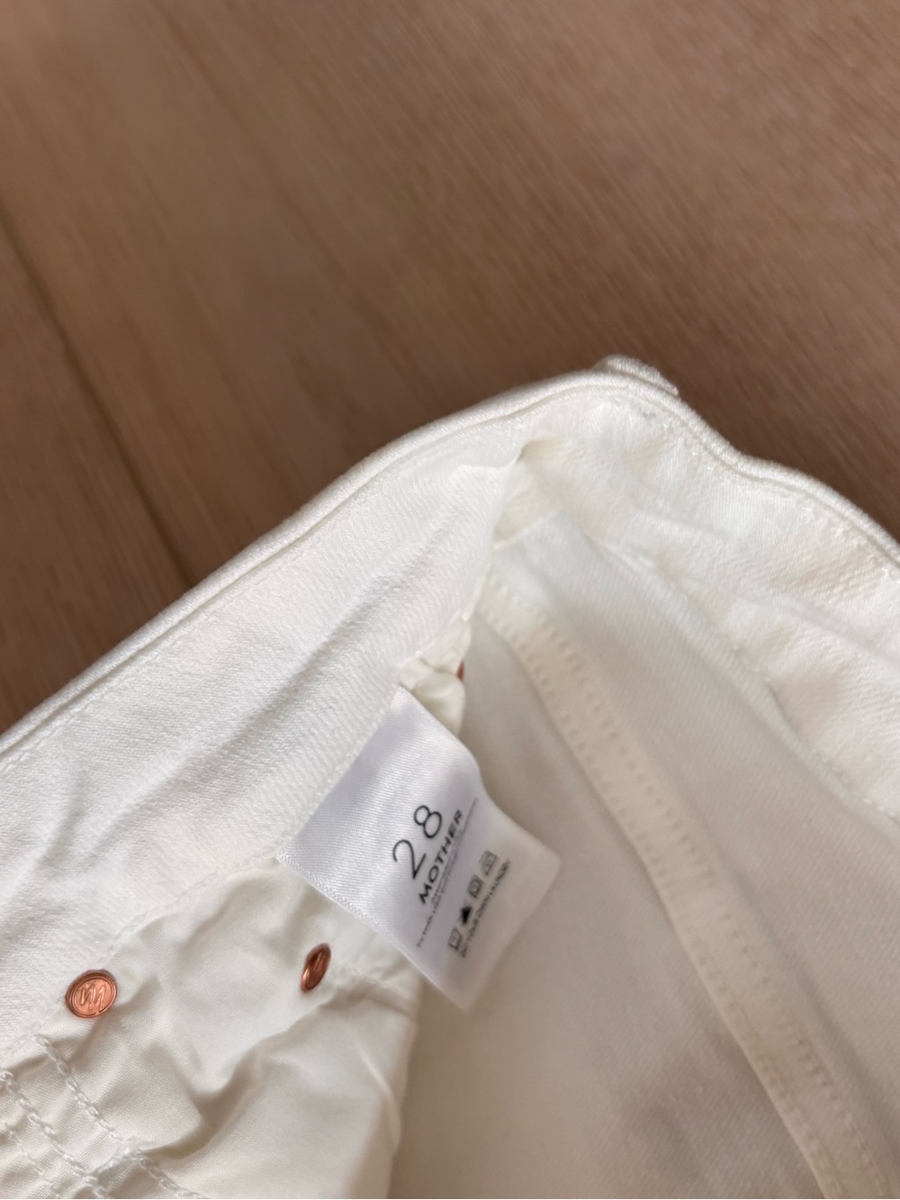 MOTHER White Skinny Jeans - Picture 2 of 3